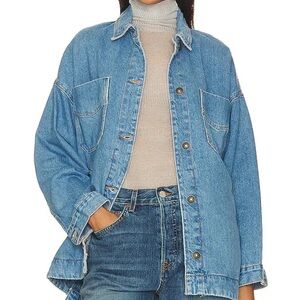 The Free Madison City Denim Jacket in Solar Wash